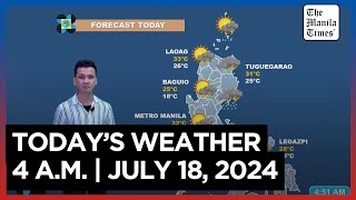 Todays Weather 4 AM  July 18 2024 [upl. by Jumbala]