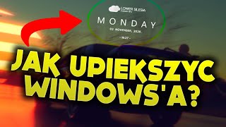 Jak dodać ZEGAREK KALENDARZ na pulpit RAINMETER PoradnikDownload [upl. by Niel162]