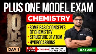 Plus One  Model Exam  Chemistry  Day 1  Xylem Plus One [upl. by Zak828]