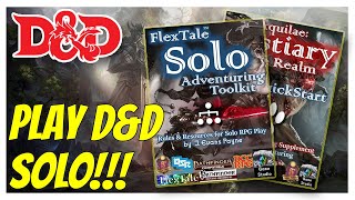 Play DampD and other TTRPGs Solo with Flex Tale System  Solo RPG  Dungeons amp Dragons [upl. by Glantz]