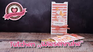 Tutorial Tütchen quotWiesenruhequot mit Produkten von Stampin Up [upl. by Lubbock]