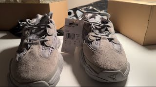 Adidas YEEZY 500 STONE SALT Unboxing [upl. by Einobe]