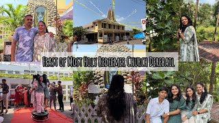 Feast of Holy Redeemer Church Derebail 2024  Fun Games amp Entertainment  Konkani Vlog  Mangalore [upl. by Aihsercal]