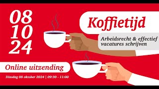 Koffietijd oktober 2024  WerkgeversServicepunt WestBrabant [upl. by Sadiras874]