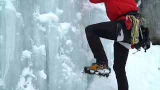 How to Ice Climb 1 Good ice climbing starts with good feet [upl. by Icnarf]