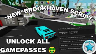 FREE PREMIUM Brookhaven Script Hack  Unlock All Gamepass 🤑 FluxusHydrogenDeltaArceus X Mobile [upl. by Gnouhc]