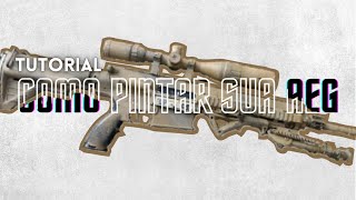 TUTORIAL Como PINTAR sua AEG AIRSOFT DESERT  TAN [upl. by Nadiya84]