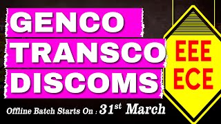 AE ECE amp EEE Genco Transco Discoms Offline Batch Starts on 3rd March [upl. by Dalila688]