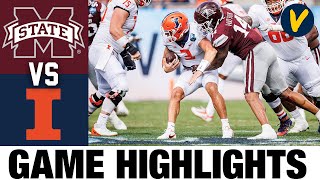 22 Mississippi State vs Illinois  ReliaQuest Bowl  2022 College Football Highlights [upl. by Kumagai]