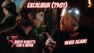 Excalibur 1981  Never Again  Rusty Robots Gen X Media [upl. by Sivrahc]