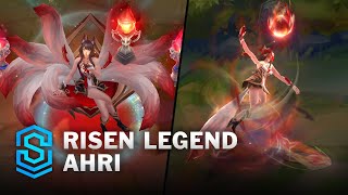 Risen Legend Ahri Skin Spotlight  League of Legends [upl. by Yrrac]