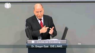 Gregor Gysi DIE LINKE »Die RiesterRente ist ein Hohn« [upl. by Pellikka]