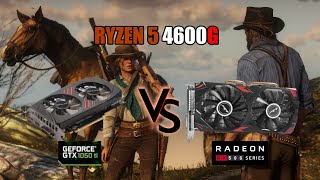 RX 580 8gb 2048sp Vs 1050ti 4gb  Ryzen 5 4600g amp 16gb Ram Test [upl. by Hamitaf]