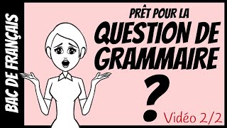 Bac de français  estu prêt pour la question de grammaire  La correction [upl. by Hope]