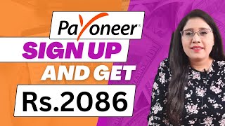 How To Create Payoneer Account in India For Etsy amp Get a 25 Bonus  Payoneer Account Kaise Banaye [upl. by Arbed]