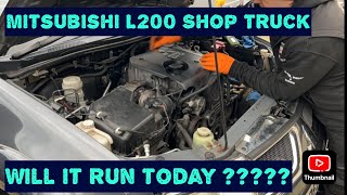 Mitsubishi L200 Shop Truck Major Service Will It Run Today [upl. by Arraeic]