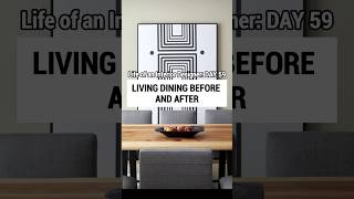 Living dining room before and after [upl. by Katherina]