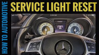 Resetting The Service Light On A 20112015 Mercedes Slk 250 [upl. by Emilia]