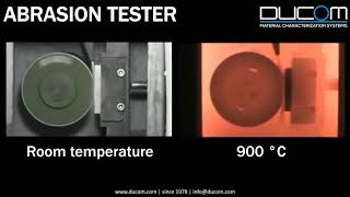 Ducom Abrasion Tester  High Temperature Tribology [upl. by Sterne]