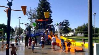 Amazing spray park at White Rock Park in Rancho Cordova [upl. by Hepsoj47]