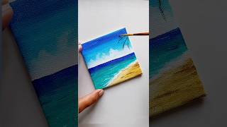 Tropical beach artshorts drawing painting coloring [upl. by Drofnelg]