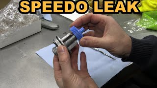 How To Fix a Speedometer Gear Leak [upl. by Katzir]