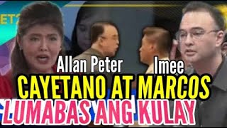 ALLAN PETER CAYETANO LUMABAS NA TUNAY NA KULAY II IMEE MARCOS KUMPIRMADO TROJAN HORSE [upl. by Oicnedif]