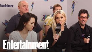 Iron Fist Alice Eve On Typhoid Marys Multiple Personalities  SDCC 2018  Entertainment Weekly [upl. by Nalek]