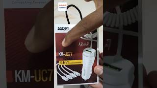 KDM KMUC77 5in 1 car charger  kdm 31 A car charger [upl. by Naehs]