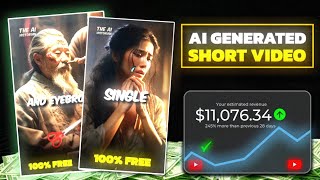 How to make Viral AI Generated shorts for free  Live Proof [upl. by Corsiglia943]