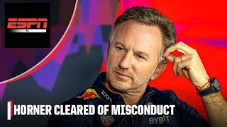 ‘A LOT OF QUESTIONS’ Red Bull’s Christian Horner cleared of misconduct  ESPN F1 [upl. by Noevart]