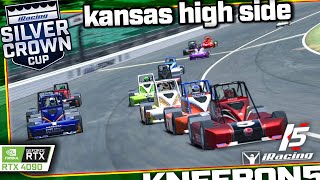 Silver Crown  Kansas Speedway  iRacing Oval [upl. by Horton179]