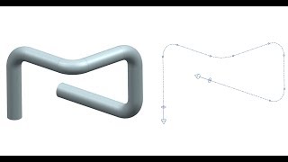 Siemens NX 110  Creating Routing Object from Non Parametric Tube [upl. by Maribel]