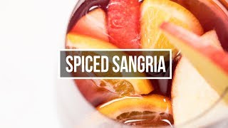 How to make Spiced Sangria [upl. by Gruchot]