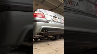 E39 BMW 540i MSport exhaust mod [upl. by Ashia]