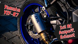 Yamaha YZFR7 Ixil RC Auspuffanlage  R7 Exhaust [upl. by Schram14]