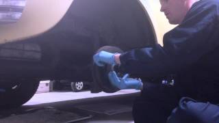 TorqueMiester Tool  VW Rear Axle Nut Removal [upl. by Xuaeb]