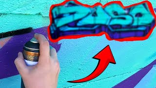 painting INSANE graffiti IN PUBLIC  😲 [upl. by Ecnarolf]