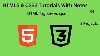 Difference between HTML div vs span tags [upl. by Inan]