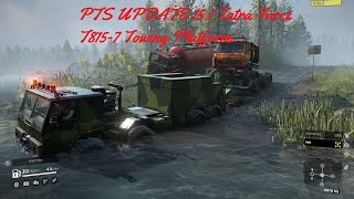 SnowRunner PTS UPDATE 151 Tatra Force T8157 Towing Platform [upl. by Geraldina553]