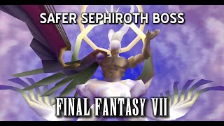 Final Fantasy VII  Safer Sephiroth Boss Battle PS1 PS4 [upl. by Wesley]