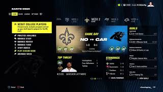 Panthers vs saints week 2 [upl. by Aillimac]