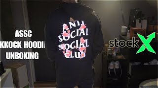 UNBOXING THE ANTI SOCIAL SOCIAL CLUB KKOCK HOODIE FROM STOCK X IS IT LEGIT [upl. by Crutcher643]