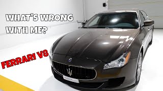 I bought a used V8 Maserati Quattroporte GTS cheap Sound and Revs [upl. by Nyraf726]