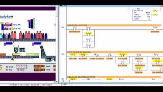 Proyecto Embotelladora en Logix Pro [upl. by Auqinot]