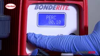 Equipment BONDERITE TUTORIAL VIDEO  VMS Pump Percentage Setting [upl. by Hakeem76]