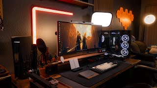 The ULTIMATE Gaming Desk Setup  2024 Edition [upl. by Rozanne924]