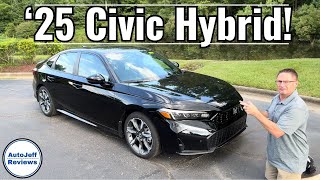 2025 Civic Hybrid Sport Touring Key Features Inside amp Out [upl. by Nyleahcim]