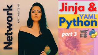 Python Jinja2 Template Tutorial using YAML  Network Automation [upl. by Showker469]