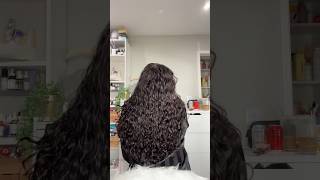 Curly hair routine 🤍 haircare curlyhair curlyhairoutine [upl. by Navap891]